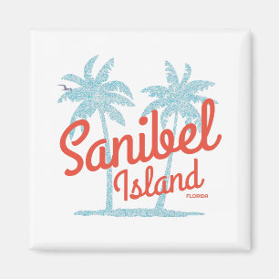 Sanibel Island Florida Bukt Kusten Souvenir Magnet