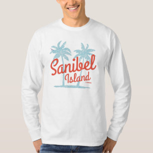Sanibel Island Florida Coral Ocean Souvenir T Shirt