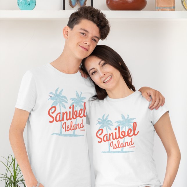 Sanibel Island Florida Coral Ocean Souvenir T Shirt (Skapare uppladdad)
