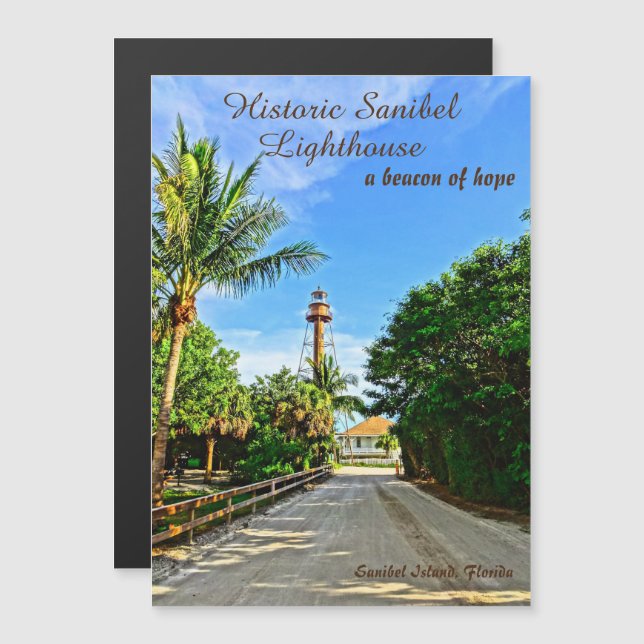 Sanibel Island Florida Lighthouse Beacon of Hope (Fram/baksida)