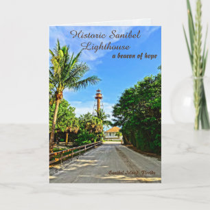 Sanibel Island Florida Lighthouse Beacon of Hope Tack Kort