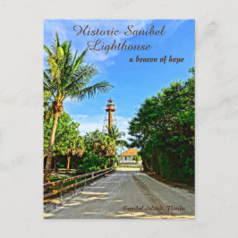 Sanibel Island Florida Lighthouse Beacon of Hope Vykort