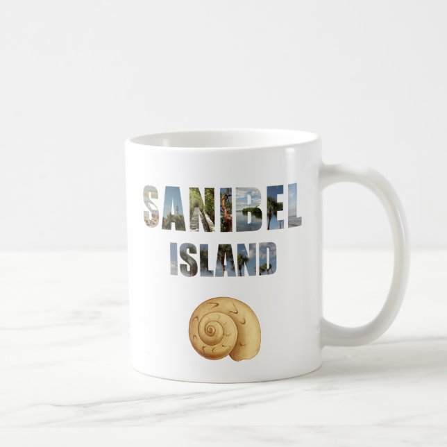 Sanibel Island Florida Seashell Beach Photos Kaffemugg (Höger)