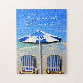 Sanibel Island Florida Strand Vuxen Time Out Stol Pussel