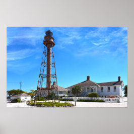 Sanibel Island fyr Poster