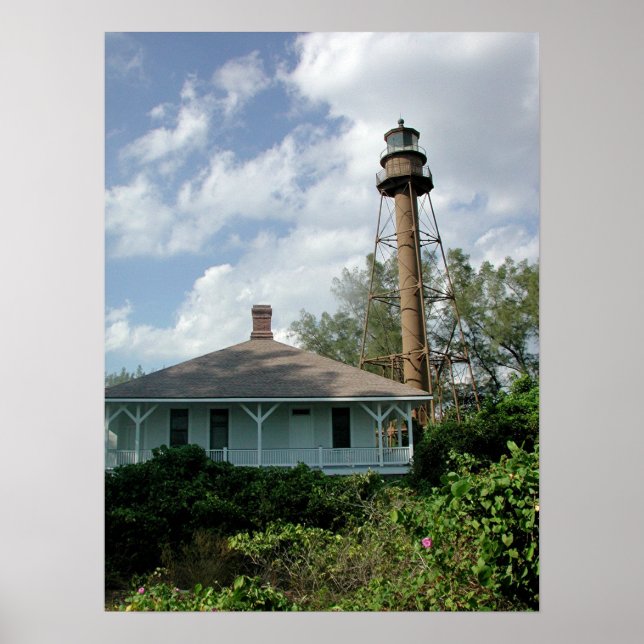 Sanibel Island Lighthouse Poster (Framsidan)