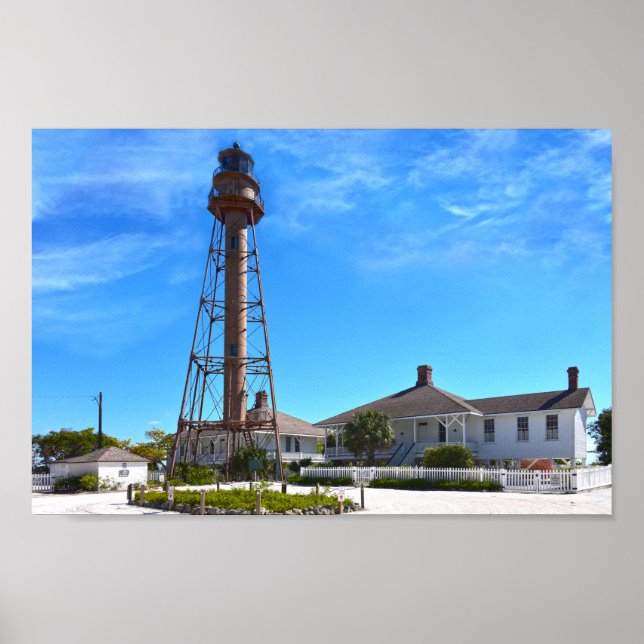 Sanibel Island Lighthouse Poster (Framsidan)