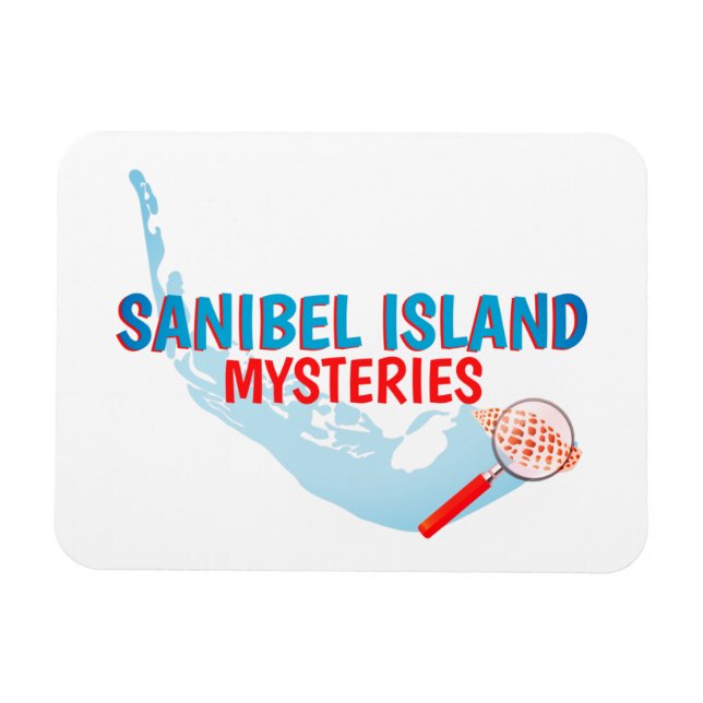 Sanibel Island Mysteries Refrigerator Magnet (Horisontell)