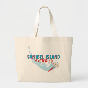 Sanibel Island Mysteries-strandsäck Jumbo Tygkasse