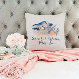 Sanibel Island Snigelskal Kudde