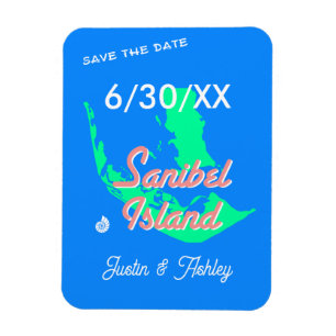 Sanibel Island sparar datumet för bröllopet Magnet