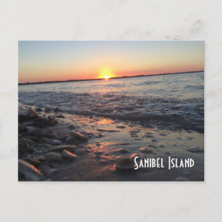 Sanibel Island sunset vycard Vykort