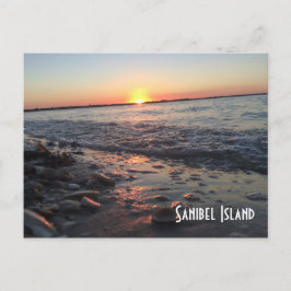 Sanibel Island sunset vycard Vykort