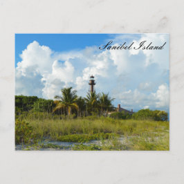 Sanibel Lighthouse Beach-vykort Vykort