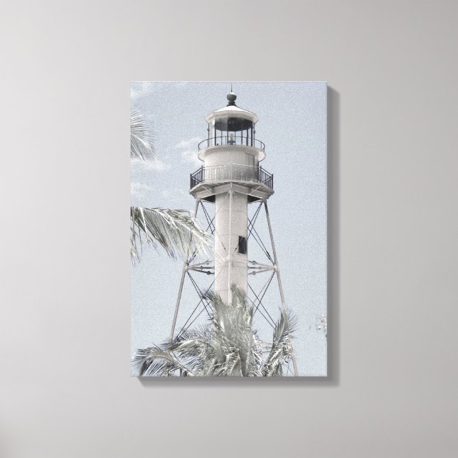 Sanibel Lighthouse Canvastryck (Framsida)