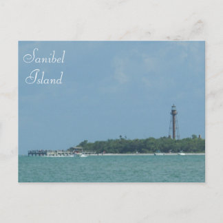 Sanibel Lighthouse-vykort Vykort