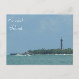 Sanibel Lighthouse-vykort Vykort
