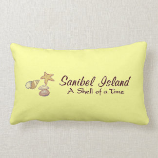 Sanibel ö, Florida snäckor Lumbarkudde