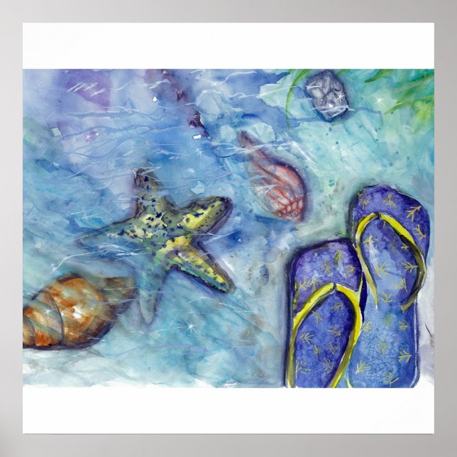 Sanibel Sandals Poster (Framsidan)