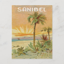 Sanibel vintage strand vykort