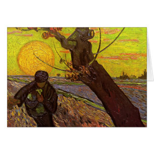 Såningsmannen av Vincent van Gogh Hälsningskort