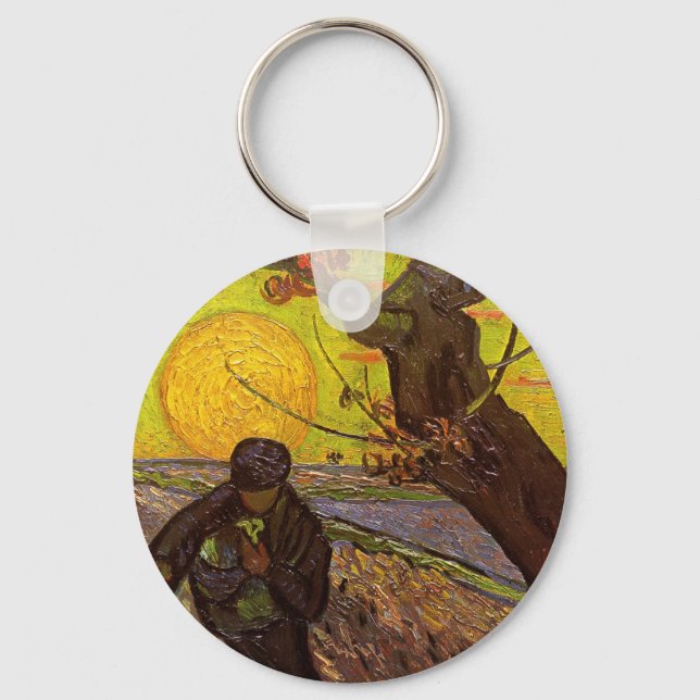 Såningsmannen av Vincent van Gogh Nyckelring (Framsida)