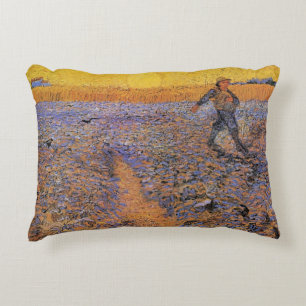 Såningsmannen av Vincent van Gogh Prydnadskudde