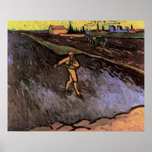 Såningsmannen: Utsidan av Arles av Vincent van Gog Poster (Framsidan)