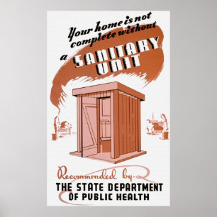 Sanitär enhet Poster