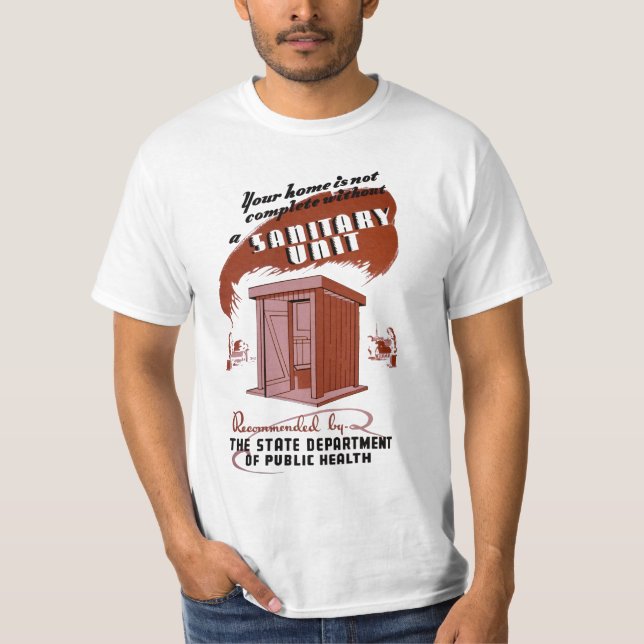 Sanitär enhet t-shirt (Framsida)