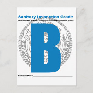 Sanitär inspektion i Klass Vykort