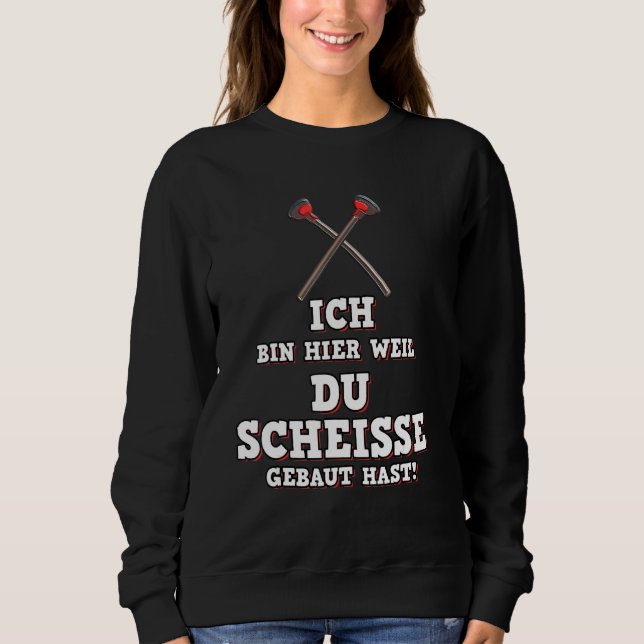 Sanitär Slösa kolonn Vatten T Shirt (Framsida)