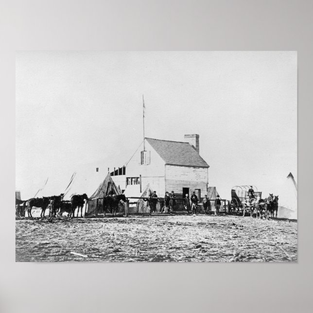 Sanitära kommissionens huvudkontor poster (Framsidan)