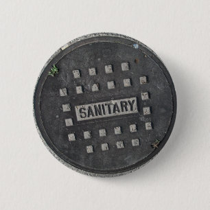 Sanitärt knäppas knapp