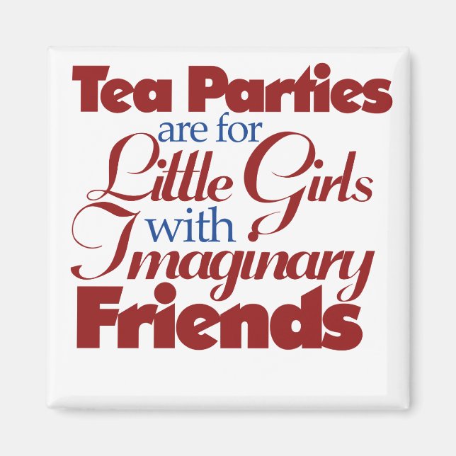Sanitet för återställande av TEA party-hålighet Magnet (Framsidan)