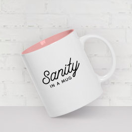 SANITET i en Modern typografi av mugg Snyggt