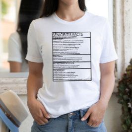 Sanitoritis-faktauppgifter/Studenten T Shirt