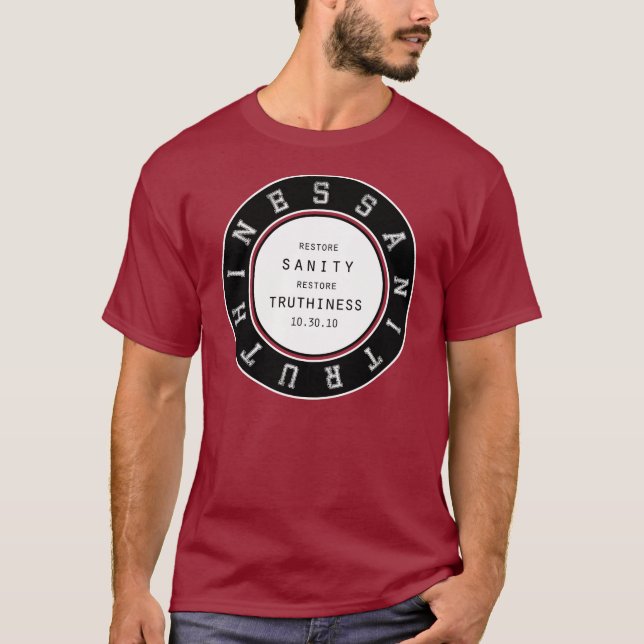 Sanitruthiness - mörk t-shirt (Framsida)