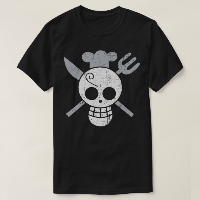 Sanji Jolly Roger T Shirt (Design framsida)