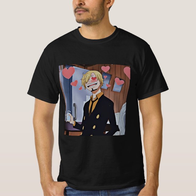 Sanji kärlek chibi t shirt (Framsida)