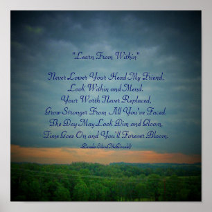 Sänk aldrig huvudet min vän... poster