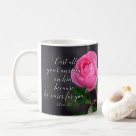 Sänk alla dina ängsliga kristna bibelböner kaffemugg