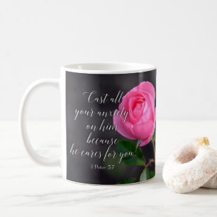 Sänk alla dina ängsliga kristna bibelböner kaffemugg