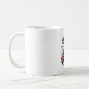 Sänk den fjärde alligator patriotiska skjorta Des Kaffemugg