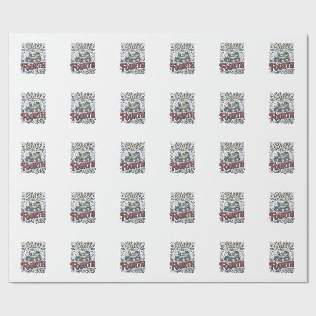 Sänk den fjärde alligatorpatriotiska skjortan Des Presentpapper (Platt)