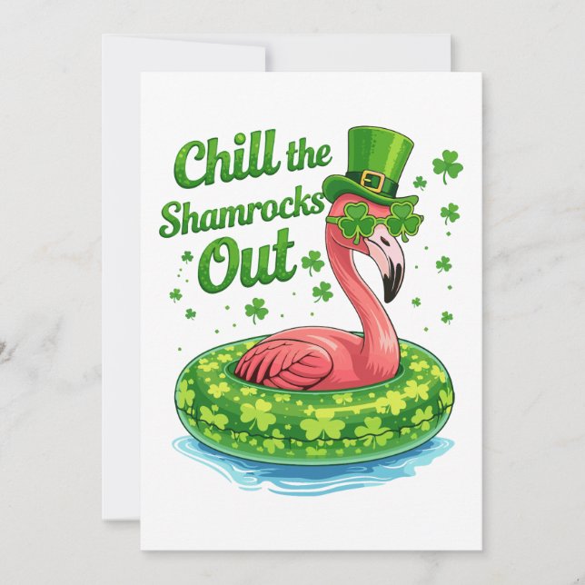 Sänk Shamrocks Funny St Patrick's Day (Framsida)
