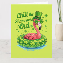 Sänk Shamrocksen Funny St Patrick's Day Kort