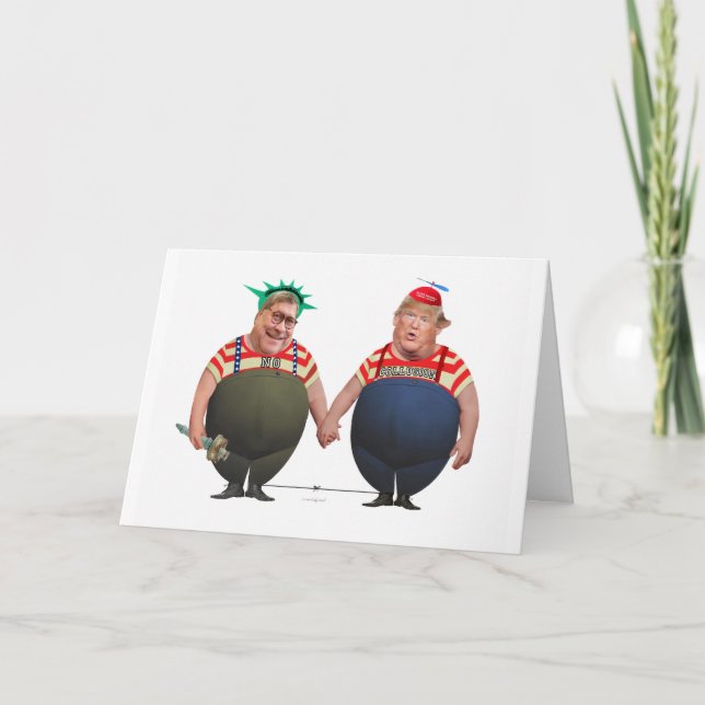 Sänka Barr Födelsedags Kort (Framsida)