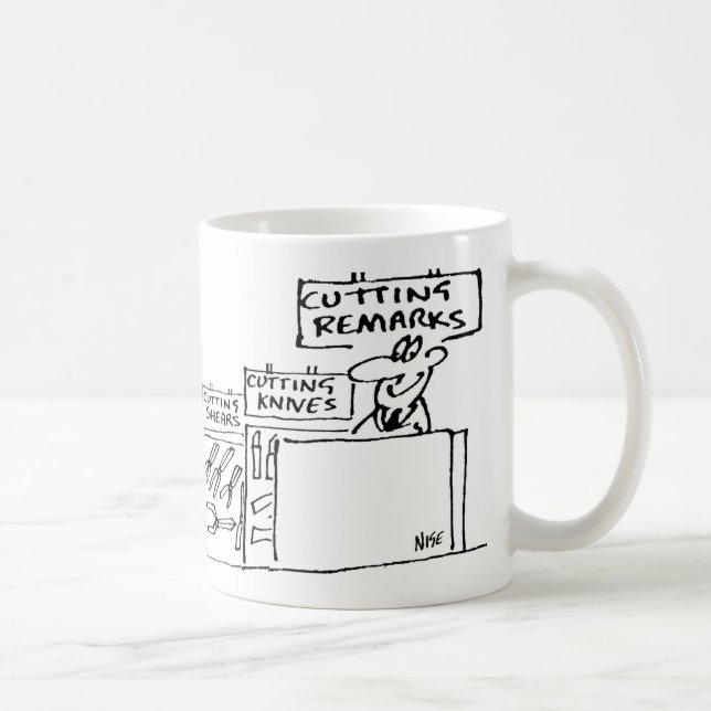 Sänka kommentarer i ett maskinvarulager kaffemugg (Höger)