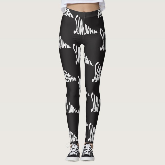 Sänka takten leggings (Framsida)